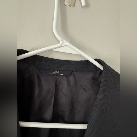 Brooks Brothers 746 Stretch Suit Jacket Blazer Wool Navy Blue Mens Size 40R M - Picture 4 of 10